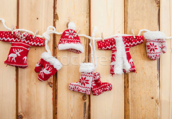 Colorful knitted clothing Stock photo © BarbaraNeveu