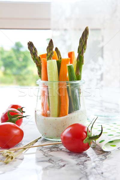 Fresh vegetable sticks Stock photo © BarbaraNeveu
