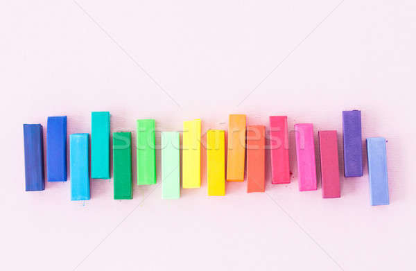 Wasser Farbe unterschiedlich hellen Farben Schule Stock foto © BarbaraNeveu