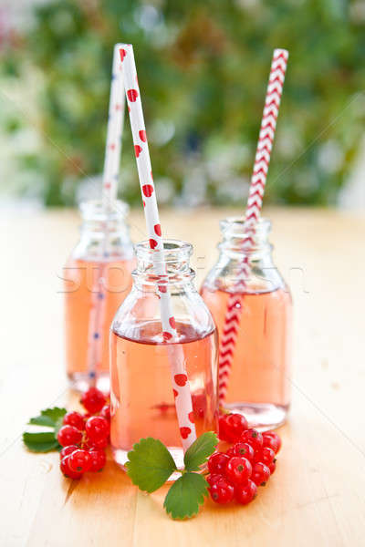 Frische Limonade in kleinen Flaschen Stock photo © BarbaraNeveu