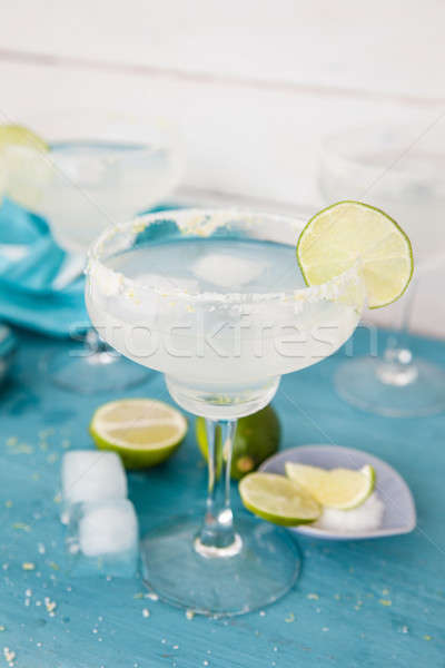 Ice cold margarita cocktail Stock photo © BarbaraNeveu