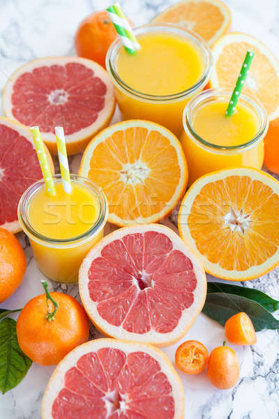 Juice made from fresh citrus fruits Stock photo © BarbaraNeveu