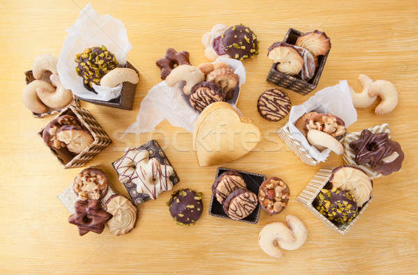 Variety of christmas cookies Stock photo © BarbaraNeveu