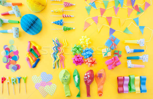 Colorful party props Stock photo © BarbaraNeveu