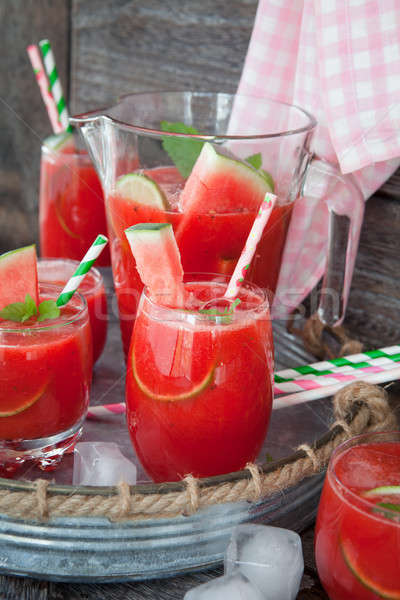 Fruity cocktail with water melon Stock photo © BarbaraNeveu