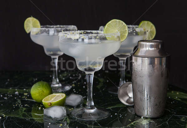 Ice cold Margarita Cocktails Stock photo © BarbaraNeveu