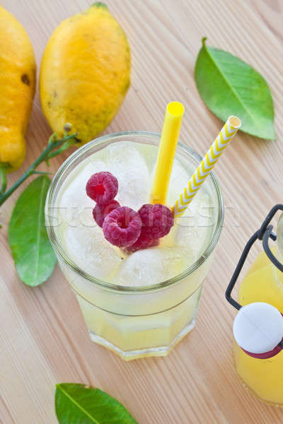 Cold lemonade with fresh lemons Stock photo © BarbaraNeveu