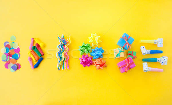 Colorful party props Stock photo © BarbaraNeveu