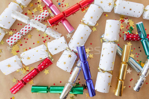 Colorful Party crackers Stock photo © BarbaraNeveu