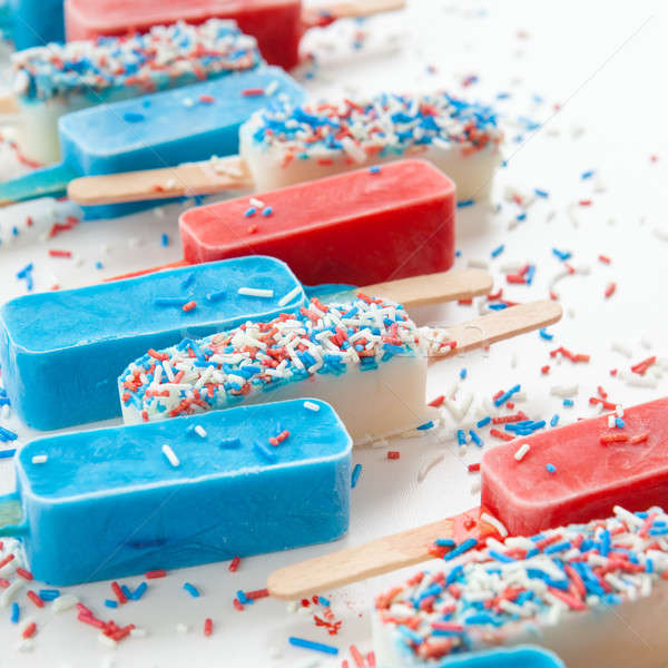 Colorful frozen popsicles Stock photo © BarbaraNeveu
