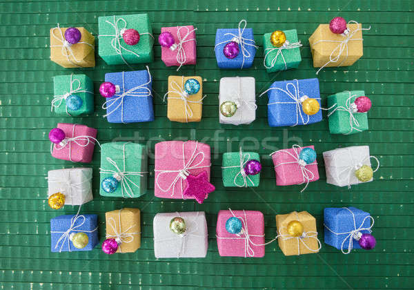 Little coloful gift boxes Stock photo © BarbaraNeveu