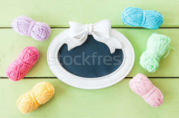 Colorful yarns for knitting Stock photo © BarbaraNeveu