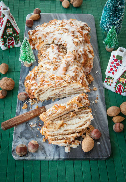 Homemade nut cake Stock photo © BarbaraNeveu