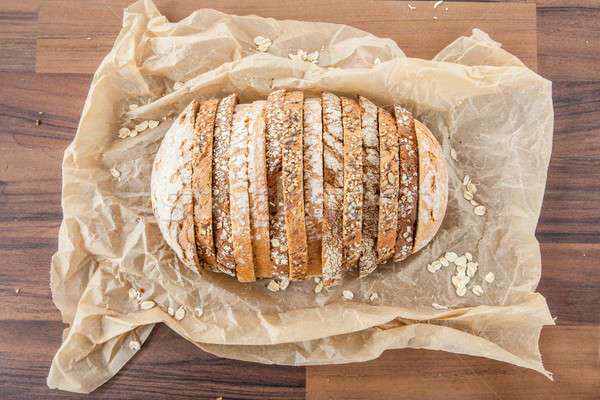 Variety of sliced German bread Stock photo © BarbaraNeveu
