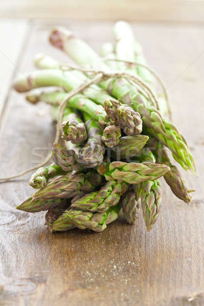 Fresh asparagus in a bundle Stock photo © BarbaraNeveu