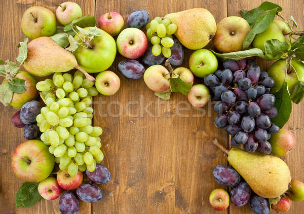 Fresh autumn fruits Stock photo © BarbaraNeveu