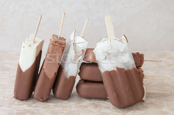 Ice cream popsicles Stock photo © BarbaraNeveu