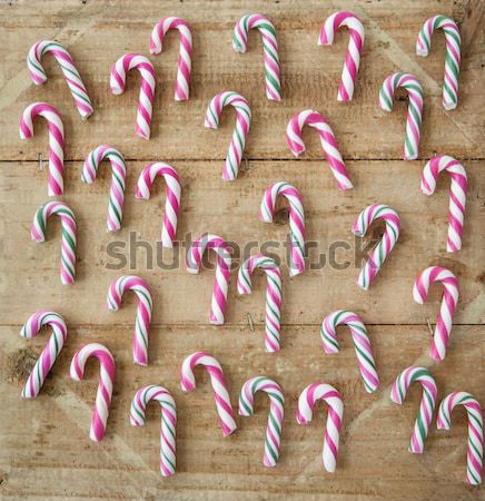 Candy canes for christmas Stock photo © BarbaraNeveu