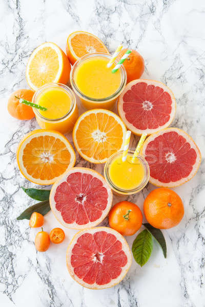 Sap vers citrus vruchten kleurrijk kleuren Stockfoto © BarbaraNeveu