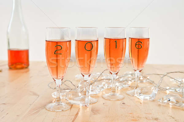 Champagne for New Year's Stock photo © BarbaraNeveu