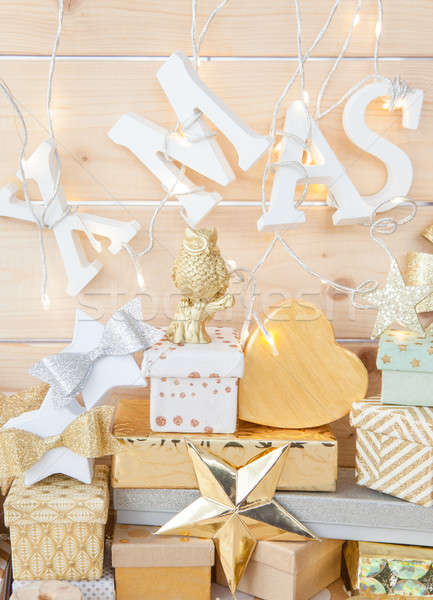 Stock photo: Little presents for christmas