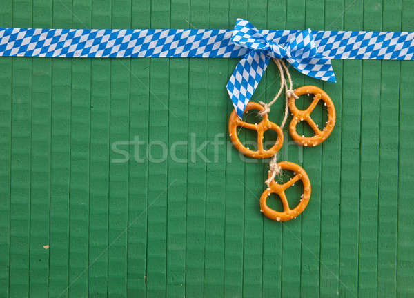 Foto stock: Pequeño · galletas · saladas · verde · pintado · alimentos