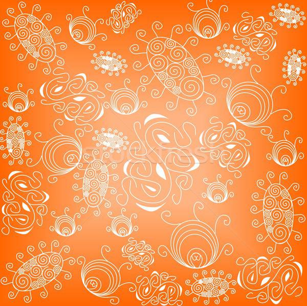 Wzór streszczenie pomarańczowy tapety kolory Zdjęcia stock © BarbaRie