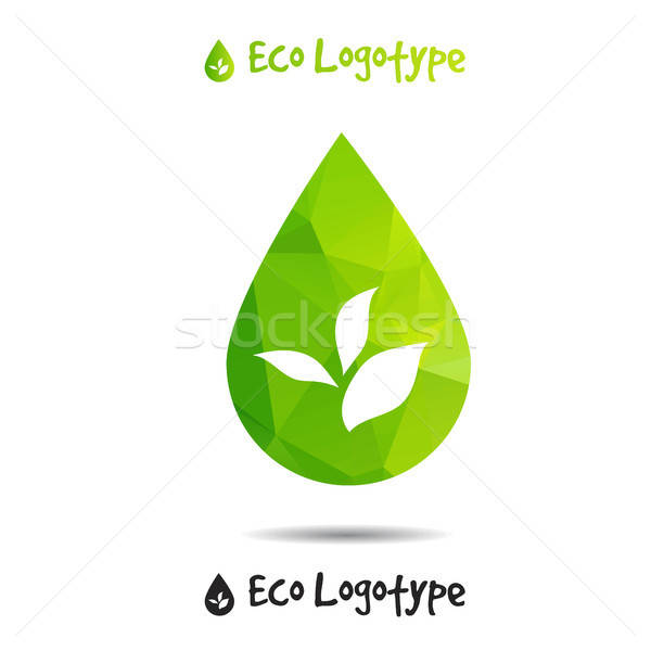 Foto stock: Vetor · ecologia · logotipo · ícone · natureza