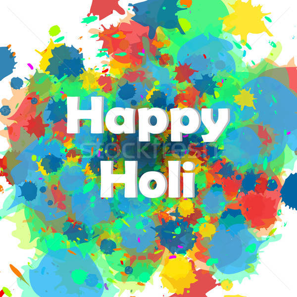 Happy Holi Festival Stock photo © barsrsind