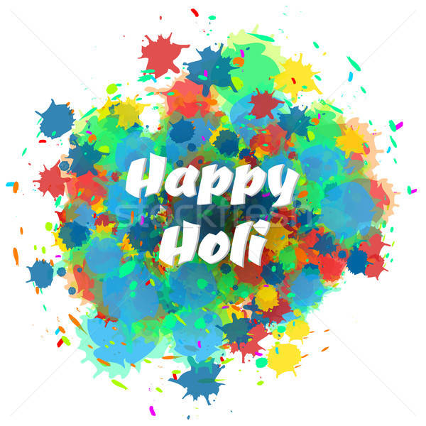 Happy Holi Festival Stock photo © barsrsind