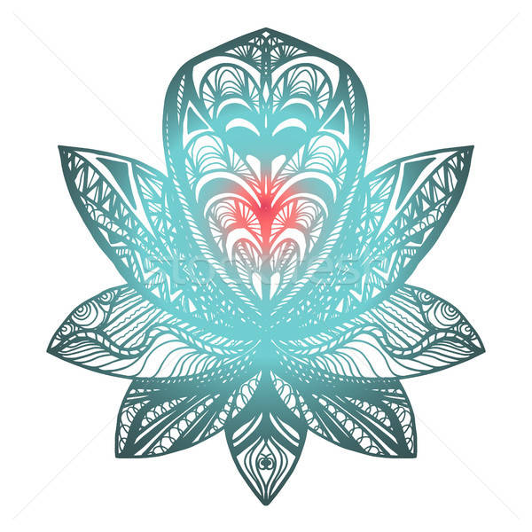 Fleur Lotus Tatouage Magie Symbole Imprimer