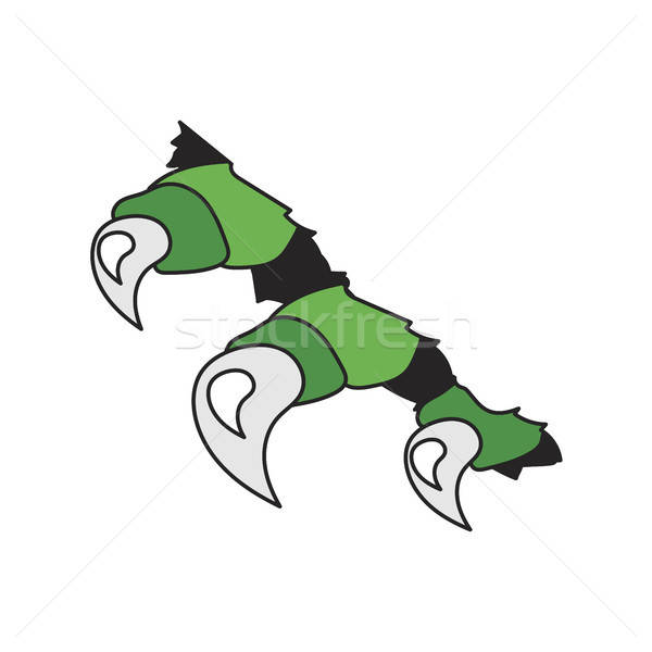 Monsters or dragon claws in crack Stock photo © barsrsind