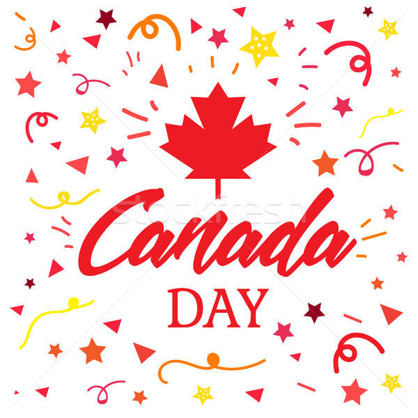 Happy Canada Day Stock photo © barsrsind