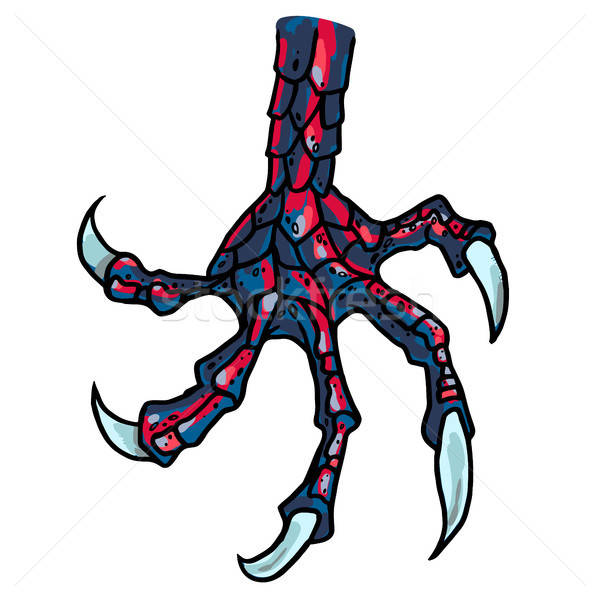 Dragon or monster paw Stock photo © barsrsind
