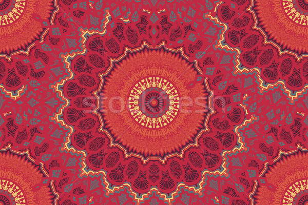 Mandala végtelen minta kézzel rajzolt arany arab indiai Stock fotó © barsrsind