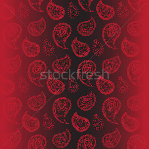 Naadloos indian patroon asian ornament vector Stockfoto © barsrsind