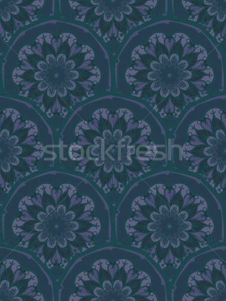 Mandala dessinés à la main arabe indian [[stock_photo]] © barsrsind
