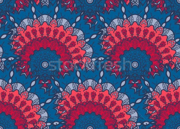Mandala Hand gezeichnet arabisch indian Türkisch Stock foto © barsrsind