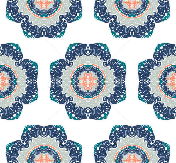 Mandala dessinés à la main arabe indian [[stock_photo]] © barsrsind