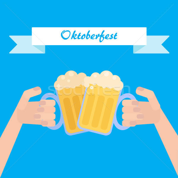 Octoberfest poster Stock photo © barsrsind