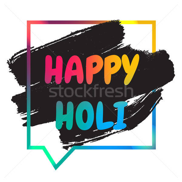 Happy Holi Festival Stock photo © barsrsind