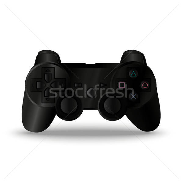 Game controller bedieningshendel spel troosten gamepad technologie Stockfoto © barsrsind