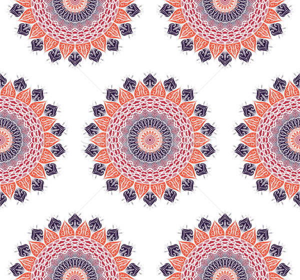 Mandala Seamless Pattern Stock photo © barsrsind