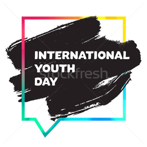 International Youth Day Banner Stock photo © barsrsind