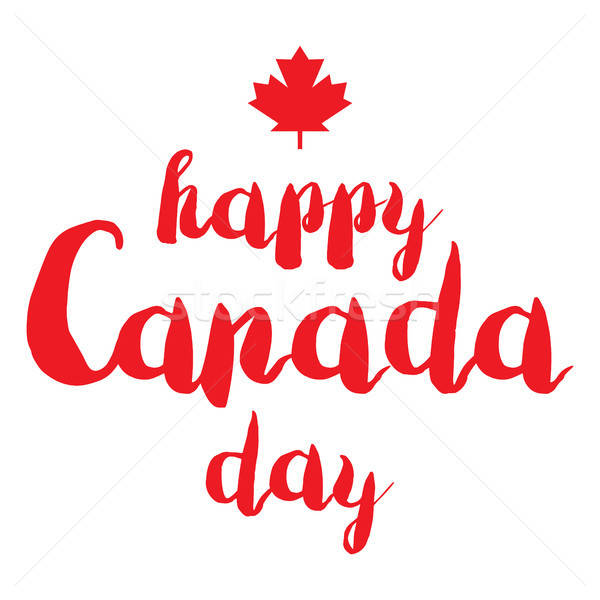 Happy Canada Day Stock photo © barsrsind