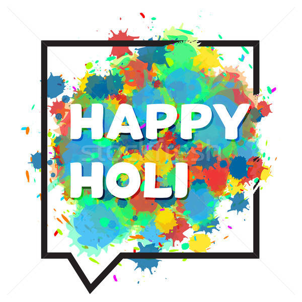 Happy Holi Festival Stock photo © barsrsind