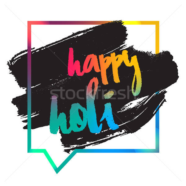 Happy Holi Festival Stock photo © barsrsind