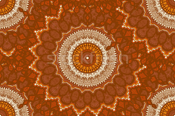 Mandala aur limba arabă indian Imagine de stoc © barsrsind