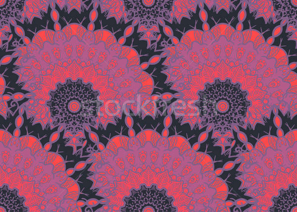 Stock photo: Mandala Seamless Pattern