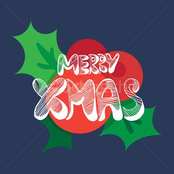 Merry Christmas and Happy New Year Stock photo © barsrsind